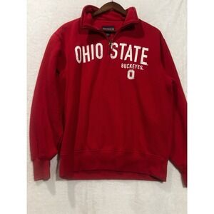 Vintage Ohio State Buckeyes Medium Sweatshirt JanSport Men's Y2K Red OSU